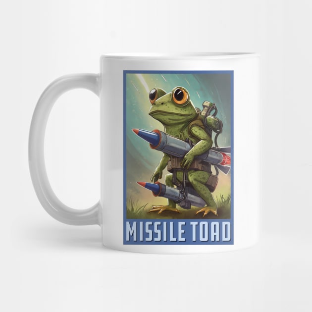 Missile Toad Vertical by Wright Art